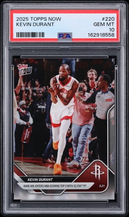 2025 Topps Now Kevin Durant #220 PSA 10 GEM MINT