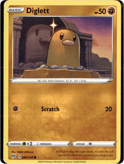 2020 Diglett #84 Darkness Ablaze
