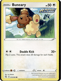 2021 Buneary #212 Fusion Strike