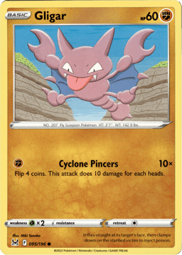 2022 Gligar #95 Lost Origin