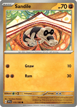 2023 Sandile #115 Scarlet & Violet