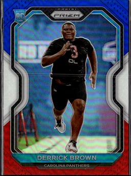 2020 Derrick Brown #365 Prizm