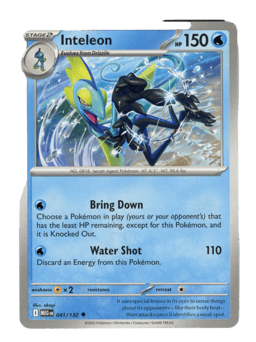 2025 Inteleon #41 Mega Evolution