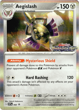 2023 Aegislash #60 Scarlet & Violet Black Star Promos