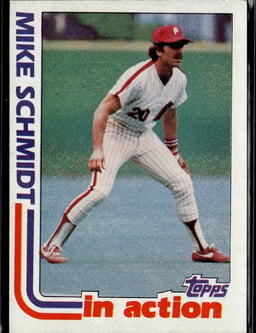 1982 Mike Schmidt #101 In Action