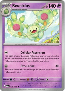 2025 Reuniclus #39 Black Bolt