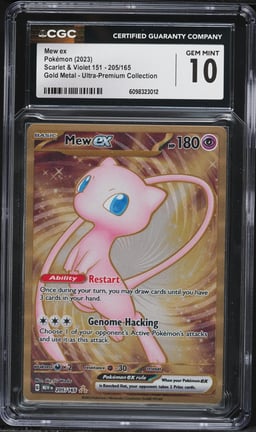 2023 Pokemon Scarlet & Violet 151 Ultra Premium Collection Mew ex #205 CGC 10 GEM MINT