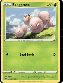 2020 Exeggcute #4 Vivid Voltage