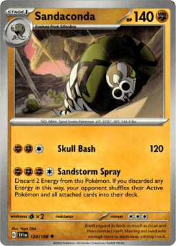 2023 Sandaconda #120 Scarlet & Violet