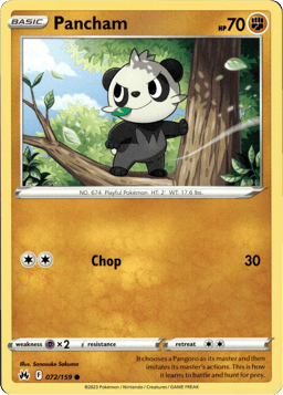 2023 Pancham #72 Crown Zenith
