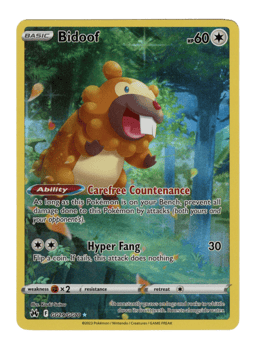 2023 Bidoof #GG29 Crown Zenith