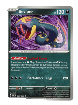 2025 Seviper #62 Phantasmal Flames