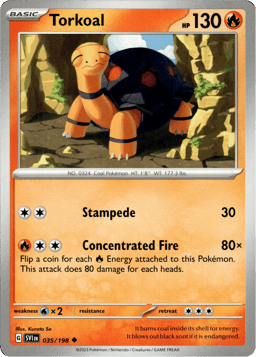 2023 Torkoal #35 Scarlet & Violet