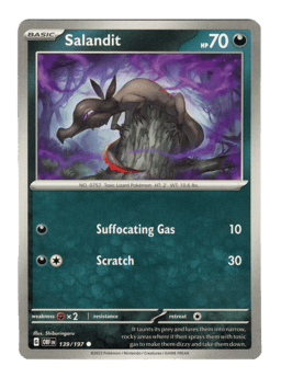 2023 Salandit #139 Obsidian Flames