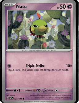 2024 Natu #25 Paldean Fates