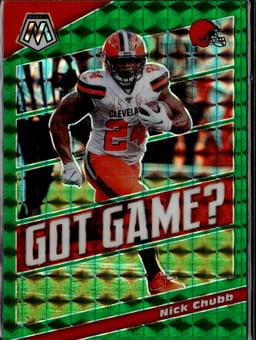 2020 Nick Chubb #GG22 Mosaic Got Game?