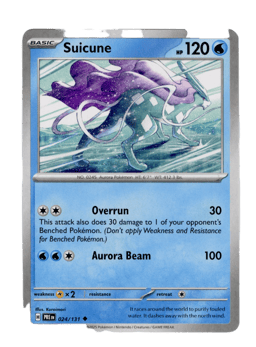 2025 Suicune #24 Prismatic Evolutions