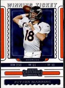 2019 Peyton Manning #Wt-2 Contenders Winning Ticket