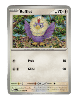 2025 Rufflet #77 Black Bolt