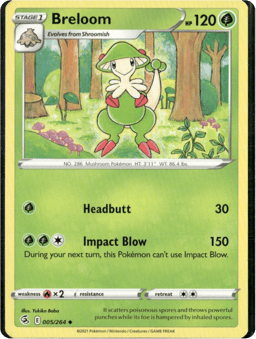 2021 Breloom #5 Fusion Strike