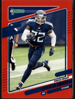 2021 Derrick Henry #14 Donruss Press Proof