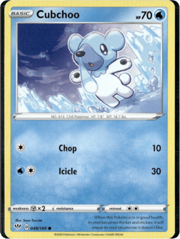 2020 Cubchoo #48 Darkness Ablaze