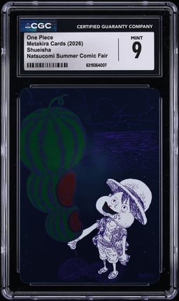 2026 One Piece Shueisha Metakira Cards Natsucomi Summer Comic Fair CGC 9 MINT