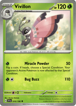 2023 Vivillon #10 Scarlet & Violet