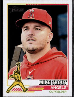 2023 Mike Trout #76R-15 Heritage