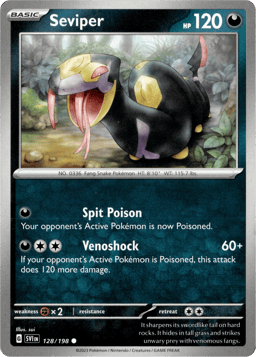 2023 Seviper #128 Scarlet & Violet