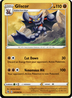 2021 Gliscor #141 Fusion Strike