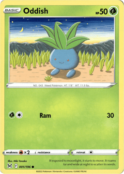 2022 Oddish #1 Lost Origin