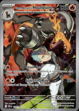 2025 Team Rocket's Houndoom #191 Destined Rivals
