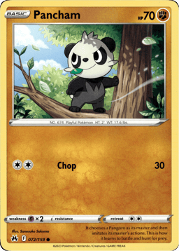 2023 Pancham #72 Crown Zenith