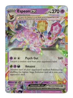 2025 Espeon ex #34 Prismatic Evolutions