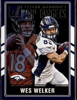 2016 Wes Welker #8 Peyton Manning's Top Targets