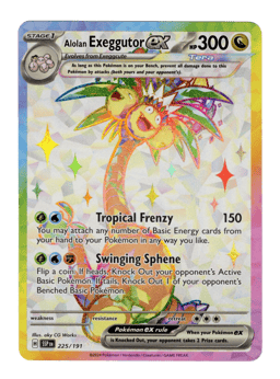 2024 Alolan Exeggutor ex #225 Surging Sparks