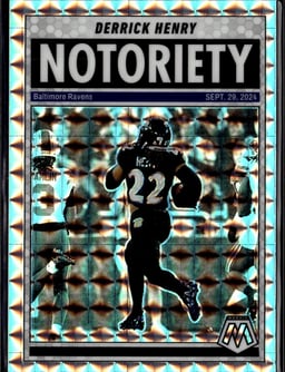 2025 Derrick Henry #4 Mosaic Notoriety