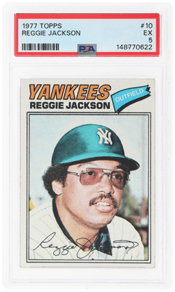 1977 Topps Reggie Jackson #10 PSA 5
