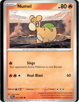 2024 Numel #11 Paldean Fates