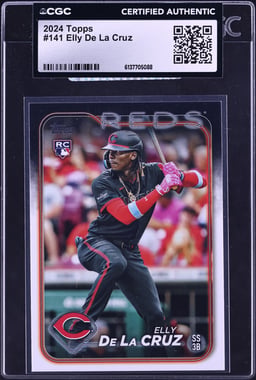 2024 Topps Elly De La Cruz ROOKIE #141 CGC AUTH