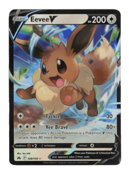 2023 Eevee V #108 Crown Zenith