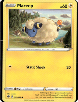 2020 Mareep #55 Darkness Ablaze