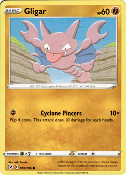 2022 Gligar #95 Lost Origin