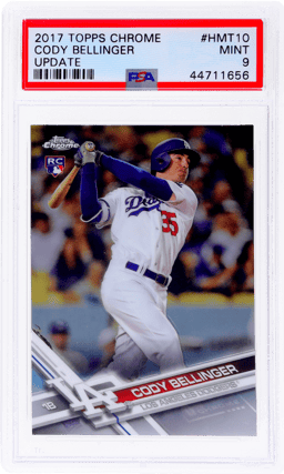 2017 Topps Chrome Update Cody Bellinger #HMT10 PSA 9