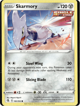 2021 Skarmory #182 Fusion Strike