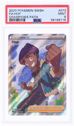 2020 Pokemon Sword and Shield Champion's Path Hop #73 PSA 9