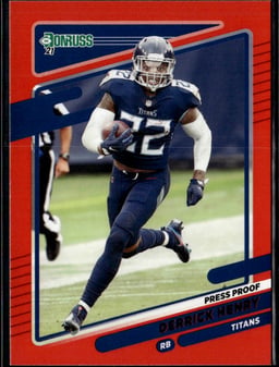 2021 Derrick Henry #14 Donruss Press Proof