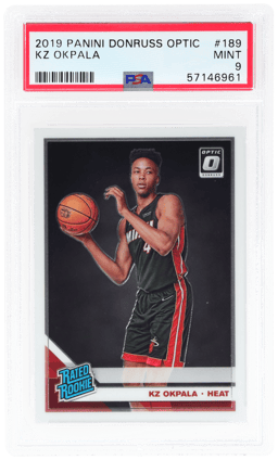 2019 Donruss Optic Rated Rookie Kz Okpala #189 PSA 9