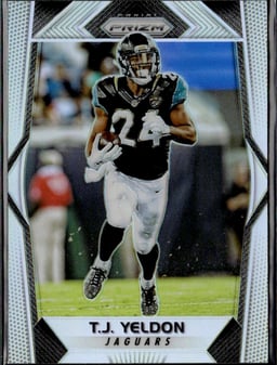 2017 T.J. Yeldon #28 Prizm